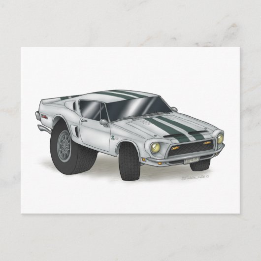 MUSTANG COBRA BRIEFKAART (Voorkant)