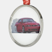 Mustang Cobra Burnout 2004 Metalen Ornament (Links)