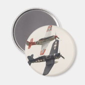 Mustang & Corsair Magneet (Voorkant / Achterkant)