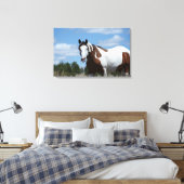 Mustang Custom Canvas Print (30.18 "x19.12")1.5", (Insitu (Slaapkamer))