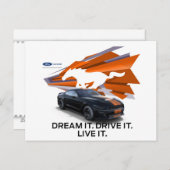 Mustang Customizer Briefkaart (Voorkant / Achterkant)