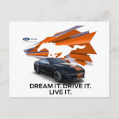 Mustang Customizer Briefkaart (Voorkant)