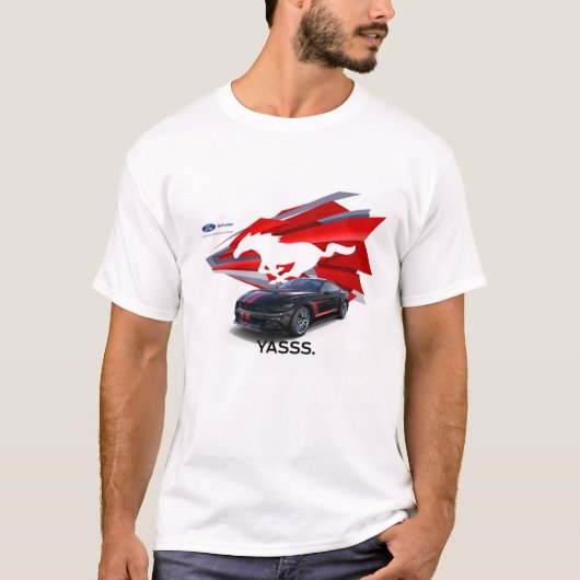 Mustang Customizer Mannen T-Shirt (Voorkant)