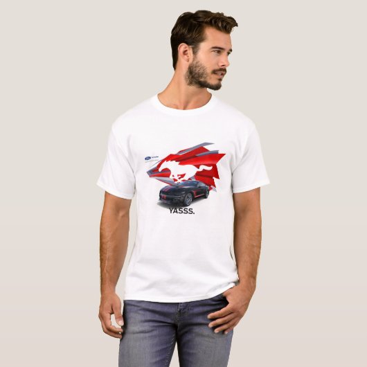 Mustang Customizer Mannen T-Shirt (Voorkant volledig)