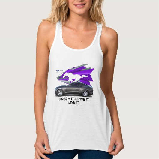 Mustang Customizer Women's T-Shirt Dress (Voorkant)