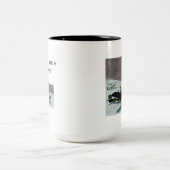 Mustang Design Tweekleurige Koffiemok (Center)