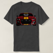 Mustang donker rood t-shirt (Design voorkant)