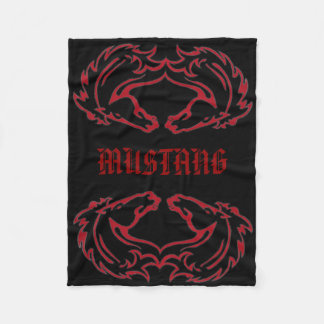 Mustang Double Fleece Blanket Deken