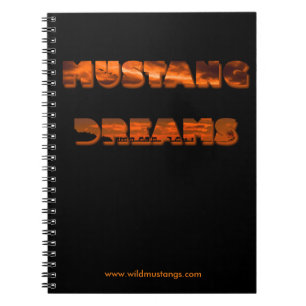 Mustang Dreams - Fotonotebook (80 pagina's B&W) Notitieboek