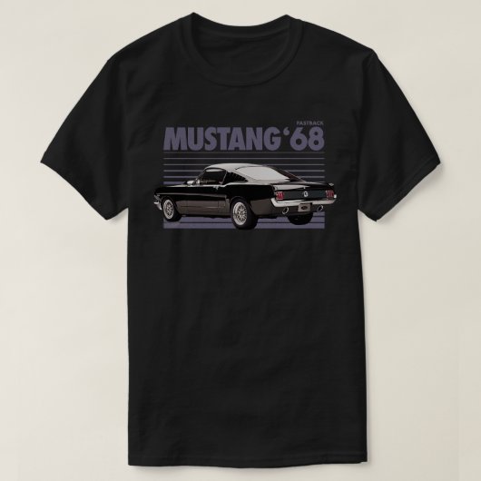 MUSTANG FASTBACK T-SHIRT (Design voorkant)