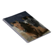 Mustang Foal Headshot Notitieboek (Rechterzijde)