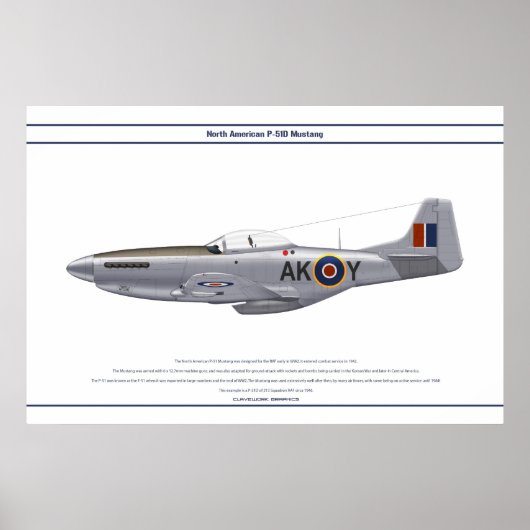 Mustang GB 213 Sqn 1 Poster (Voorkant)
