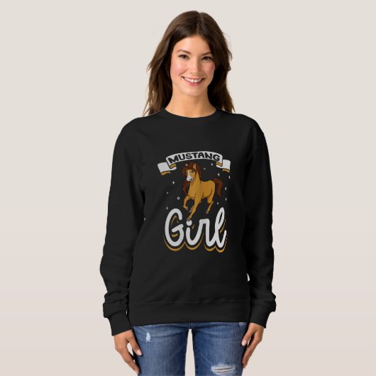 Mustang Girl Trui (Voorkant volledig)
