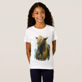 Mustang Girl's T-Shirt (Voorkant volledig)