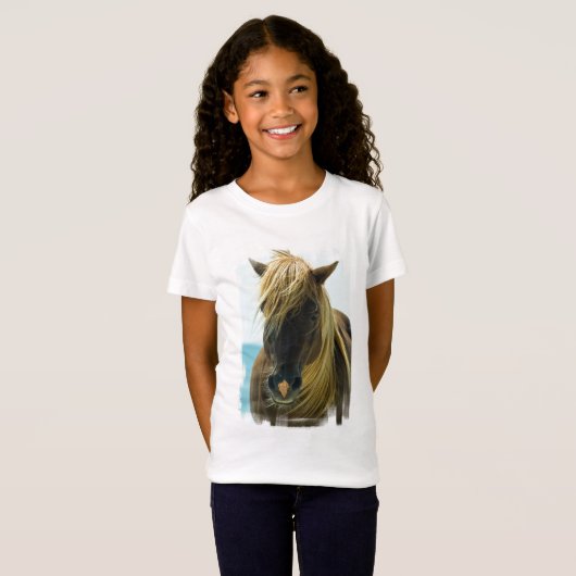 Mustang Girl's T-Shirt (Voorkant volledig)