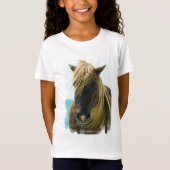 Mustang Girl's T-Shirt (Voorkant)