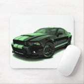 Mustang GT 500 Green Muismat (Met muis)