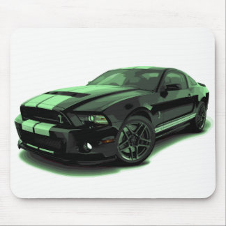 Mustang GT 500 Green Muismat
