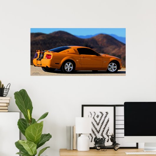 MUSTANG GT! POSTER (Thuiskantoor)