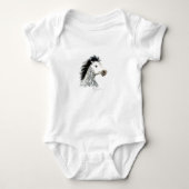 Mustang Horse Baby Onsie Creeper Romper (Voorkant)