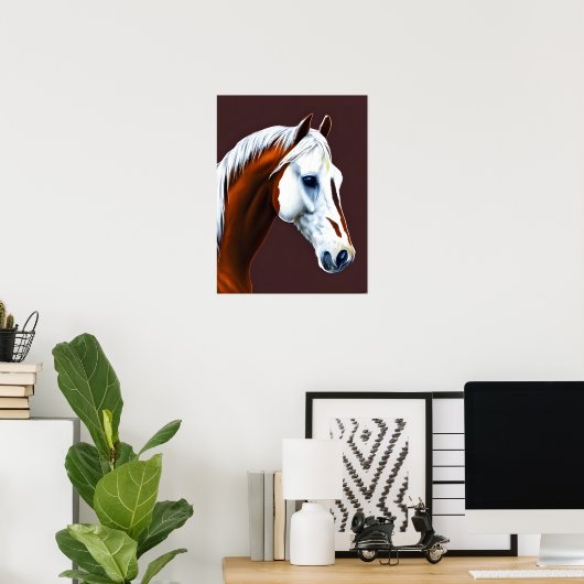 Mustang Horse Poster (Thuiskantoor)