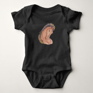 Mustang Horse Romper