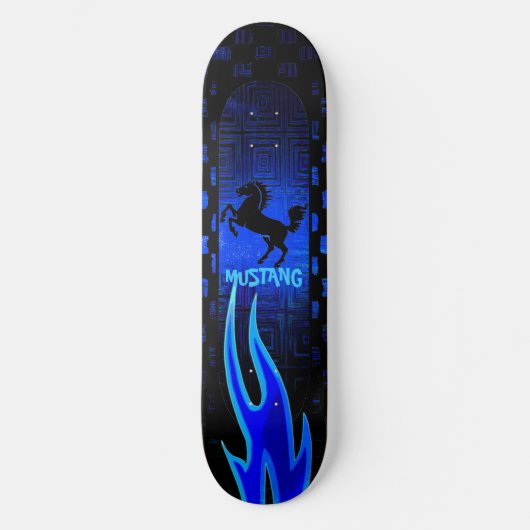 Mustang Horse Skateboard (Voorkant)