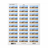 Mustang Horses Return Address Etiket (Full Sheet)