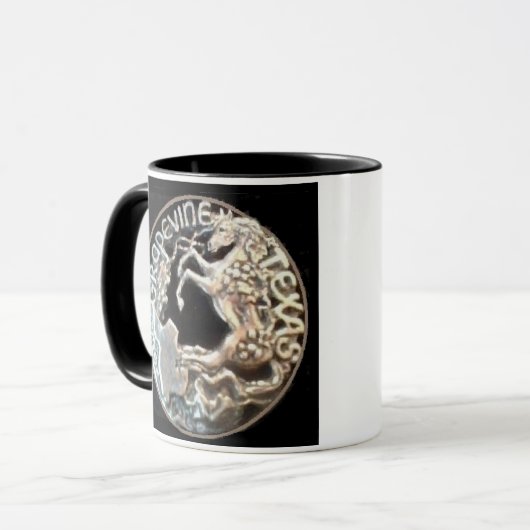 Mustang in Grapevines 11 oz Mok (Voorkant links)