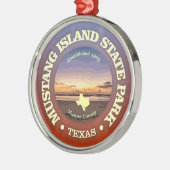 Mustang Island SP Metalen Ornament (Links)