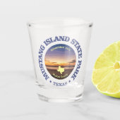 Mustang Island SP Shot Glas (Voorkant)