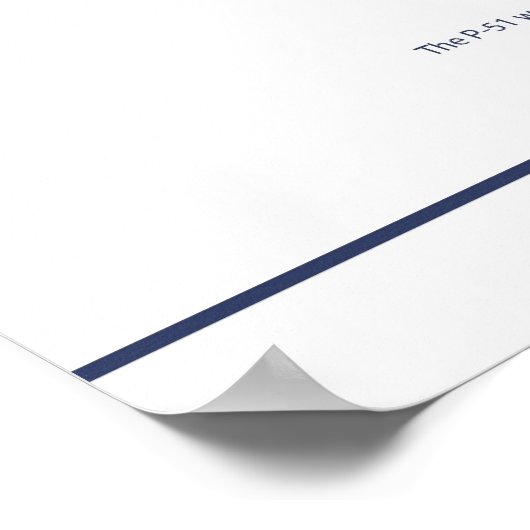 Mustang Italië 1 Poster (Hoek)