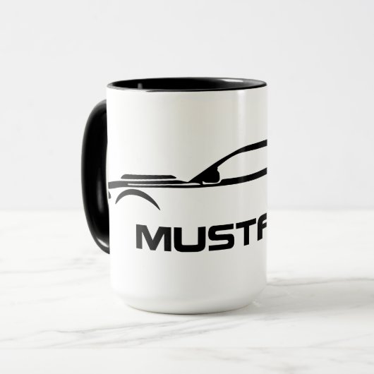 Mustang koffiekop mok (Voorkant links)