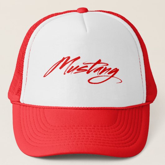 Mustang Lettering Pet (Voorkant)
