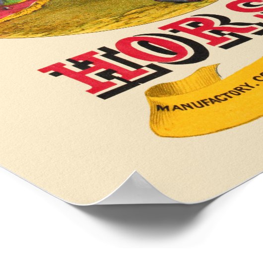 Mustang Liniment Advertising Poster (Hoek)