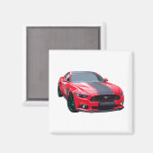 Mustang Magneet (Voorkant / Achterkant)