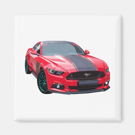 Mustang Magneet (Voorkant)