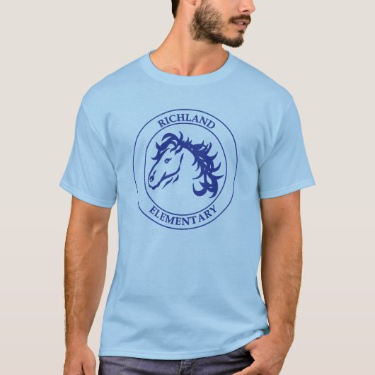 Mustang Mannen T-Shirt (Voorkant)