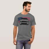 Mustang Musclecar Generation 5 w Flag boy T-shirt (Voorkant volledig)