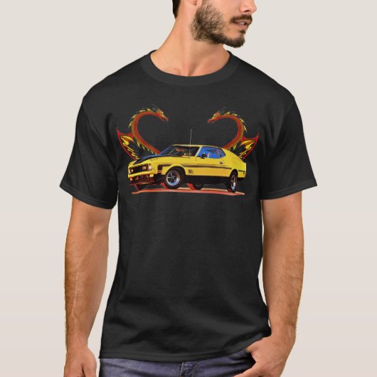 Mustang_n_Dragons T-shirt (Voorkant)