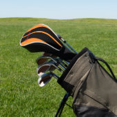 Mustang Oranje Golf Club Hoesje Golfheadcover (Insitu)
