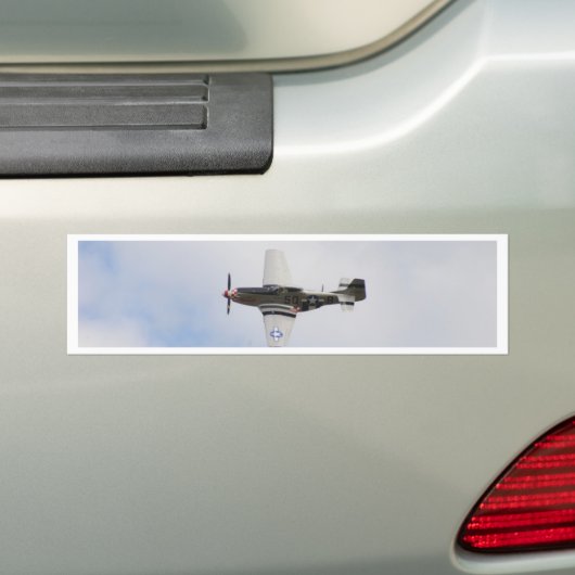 Mustang P51 Bumpersticker (Op auto)