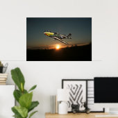Mustang P51-Poster Poster (Thuiskantoor)