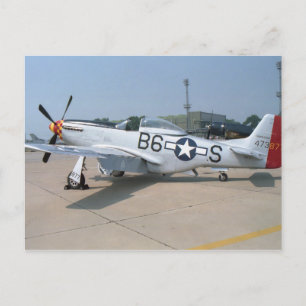 Mustang P-51D-Vliegtuig Briefkaart