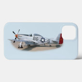 Mustang P-51D-Vliegtuig Case-Mate iPhone Case (Achterkant (horizontaal))