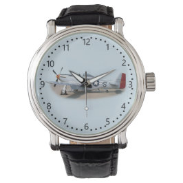 Mustang P-51D-Vliegtuig Horloge