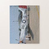 Mustang P-51D-Vliegtuig Legpuzzel (Verticaal)