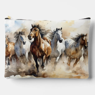 Mustang Paarden Aangepaste naam Ruitersport Etui