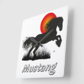 Mustang Pferdeliebhaber Uhr Vierkante Klok (Hoek)