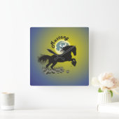 Mustang Pferdeliebhaber Uhr Vierkante Klok (Huis)